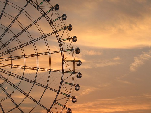 Ferris Wheel in Sunset
