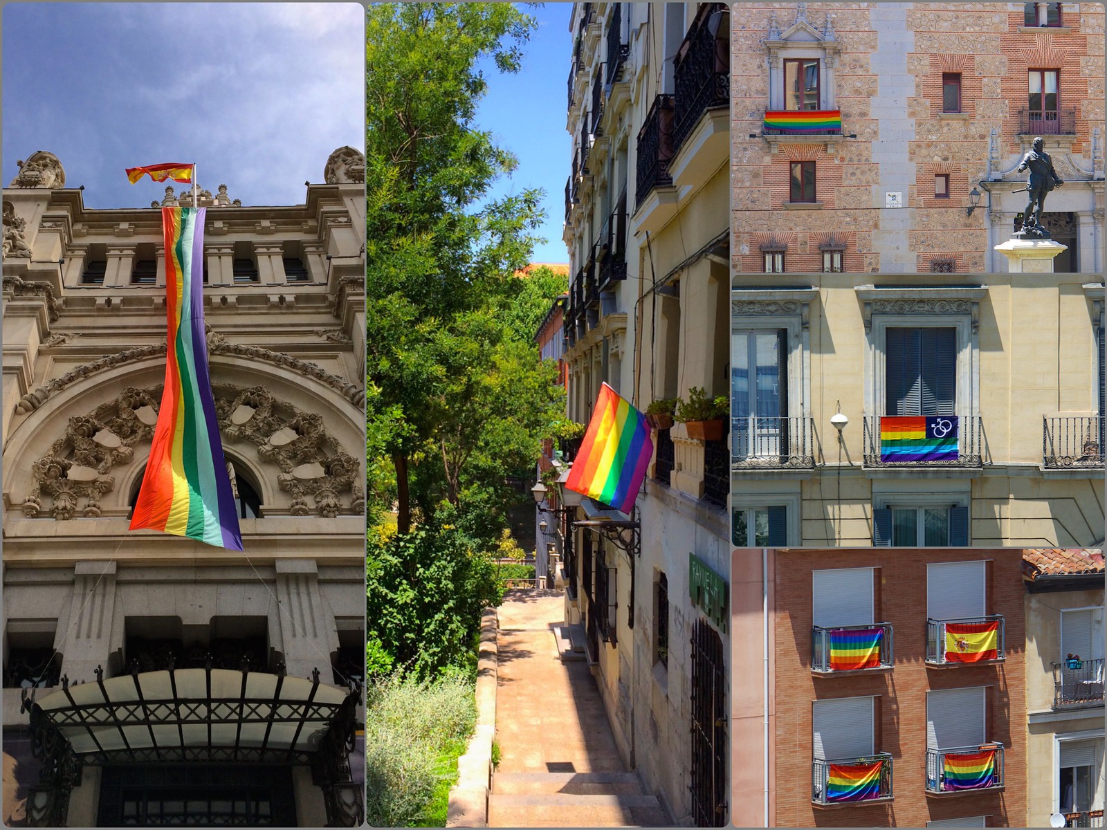 Madrid Pride Orgullo 2015 Power of Flags Collage 587871