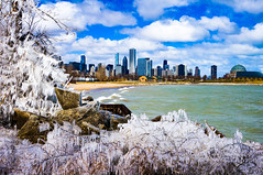 Chicago Lakeshore in Winter