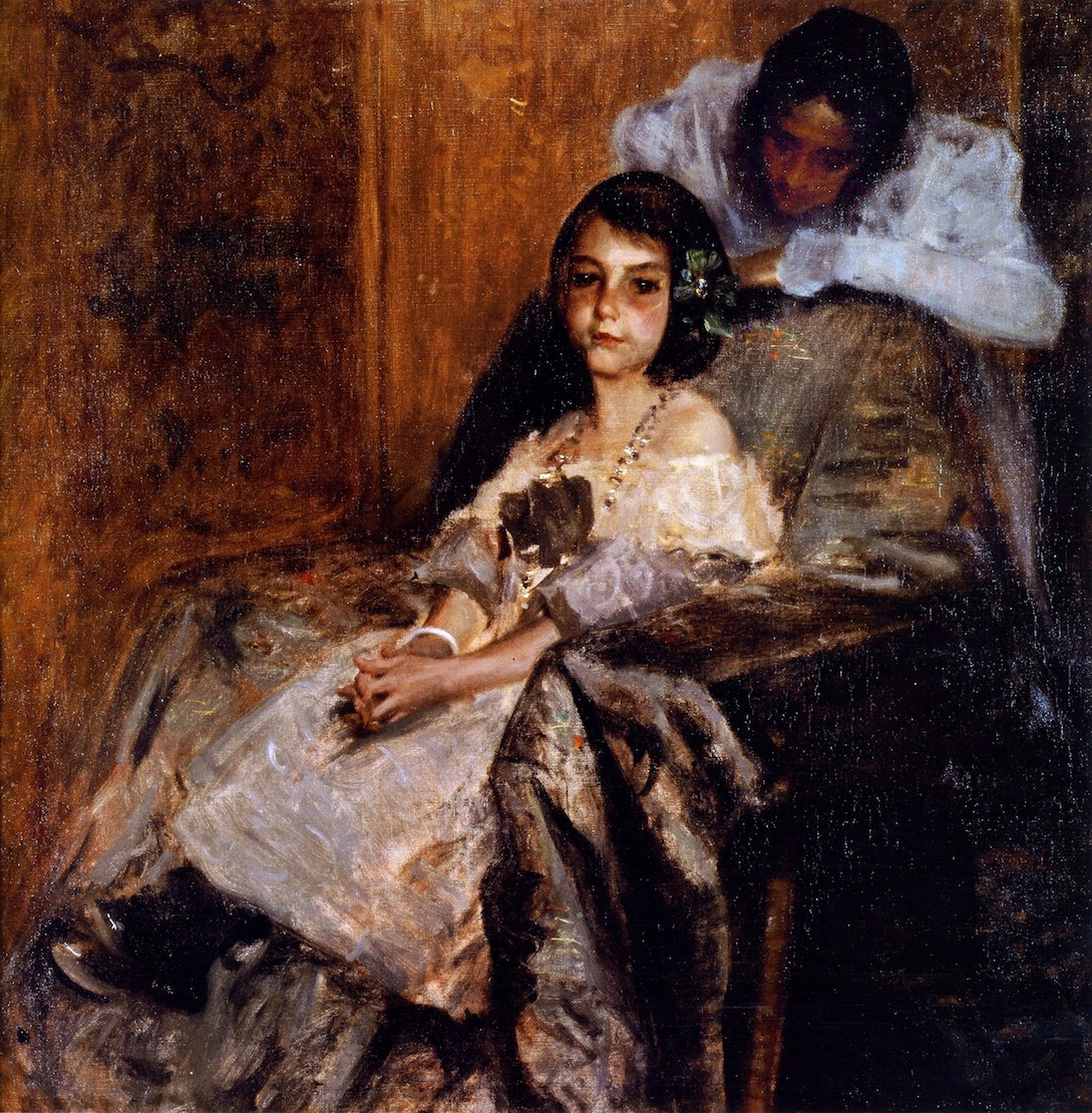 Dorothy and Her Sister by William Merritt Chase, c.1900