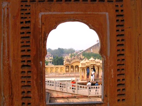 Window view from Hawa Mahal