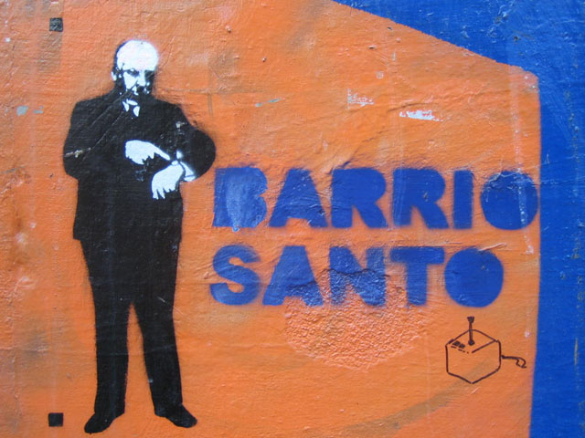 Barrio graffiti street art