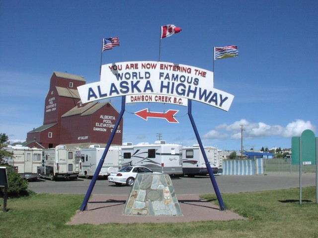 Alaska Highway Milepost Zero