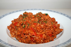 Ground meat tomato rice / Hackfleisch-Tomatenreis