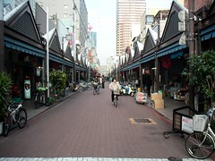 Nishinaka street in Tsukishima