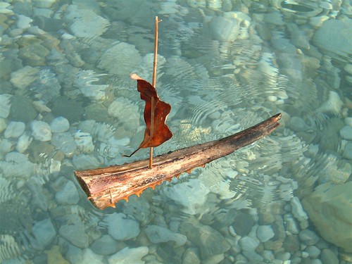 Stick boat with teeth