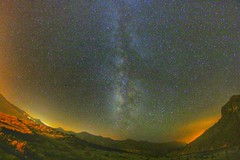 La Vía Láctea "Rio de Estrellas" en el cielo de verano Gran Canaria.