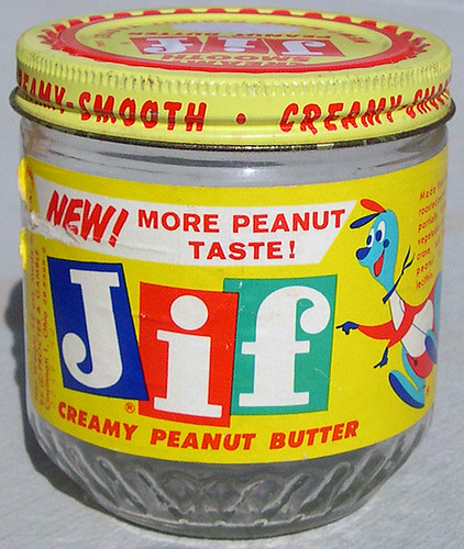 Jif Peanut Butter Jar, 1958