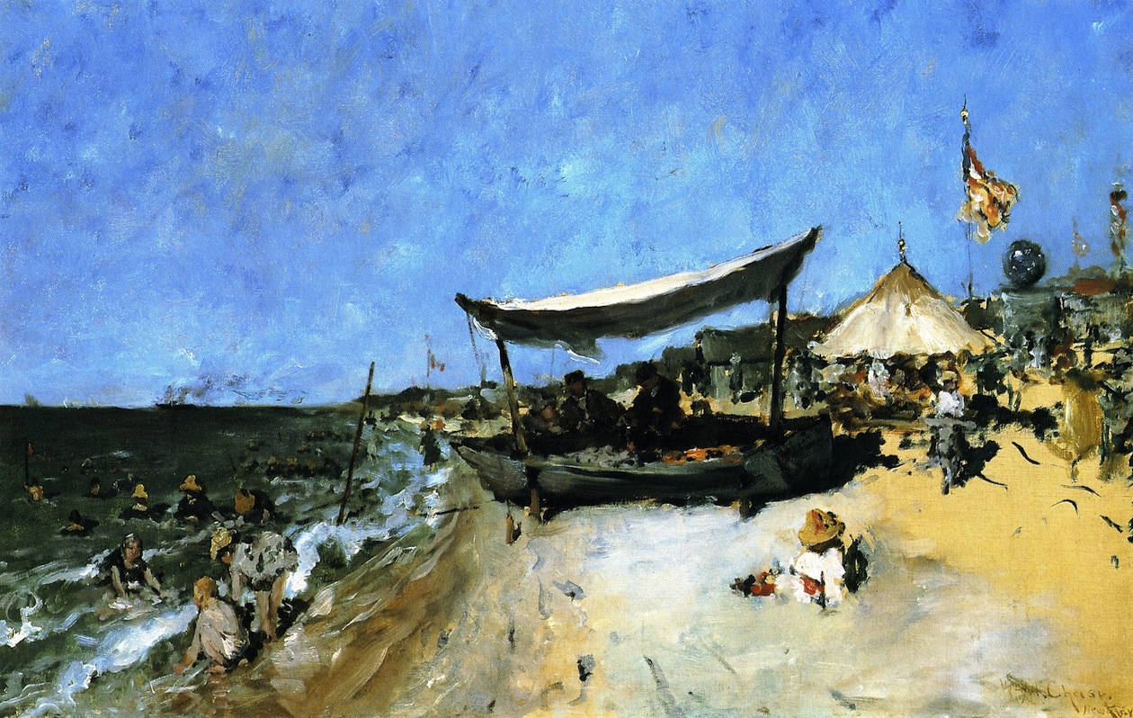 At the Shore by William Merritt Chase, 1886
