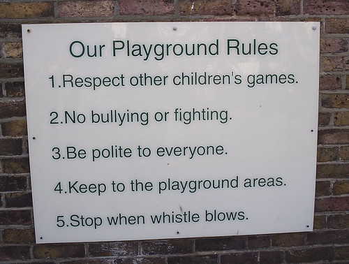 School Playground Rules