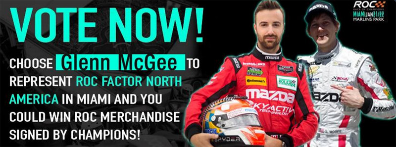Vote Glenn McGee for the Race of Champions