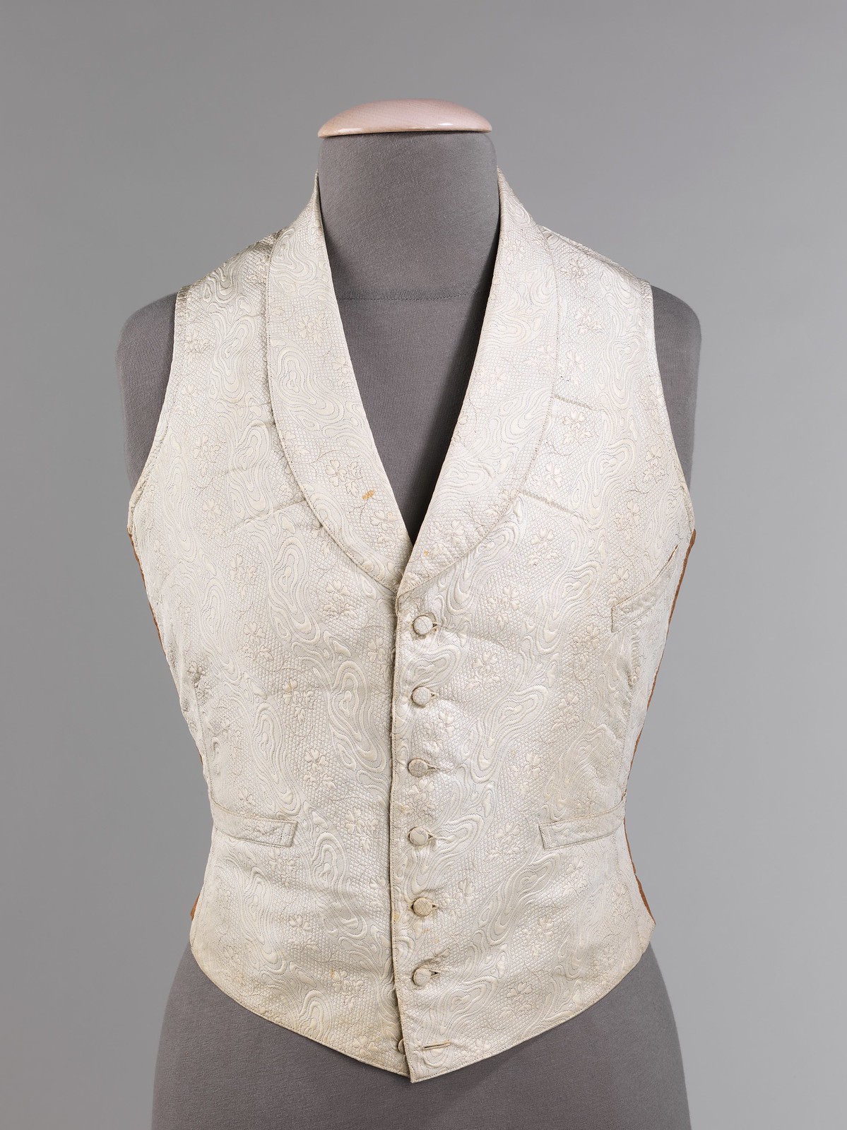 1850. American. Silk, cotton. metmuseum