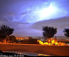 Rare Bay Area Lightning Storm (8-6-15)