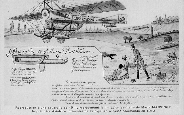 Marie-Marvingt-avion-ambulance