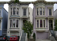 Scott Street and Golden Gate Avenue Victorians - 2008