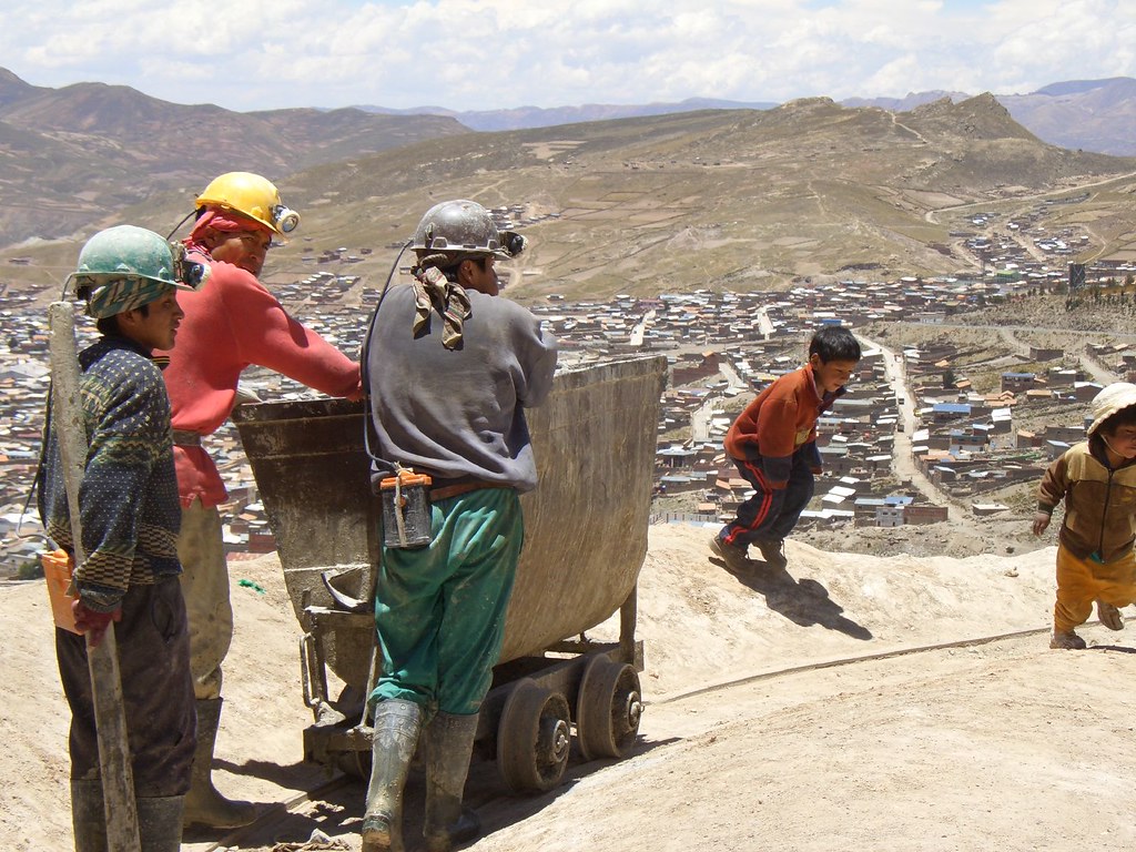Bolivian miners