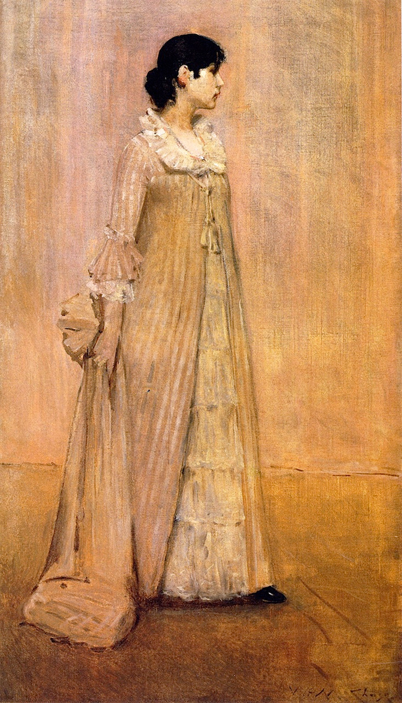 Lady in Pink by William Merritt Chase, 1883