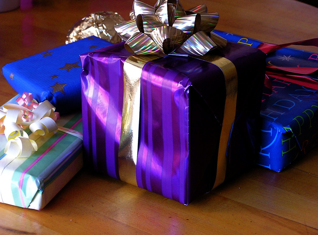 wrapped presents