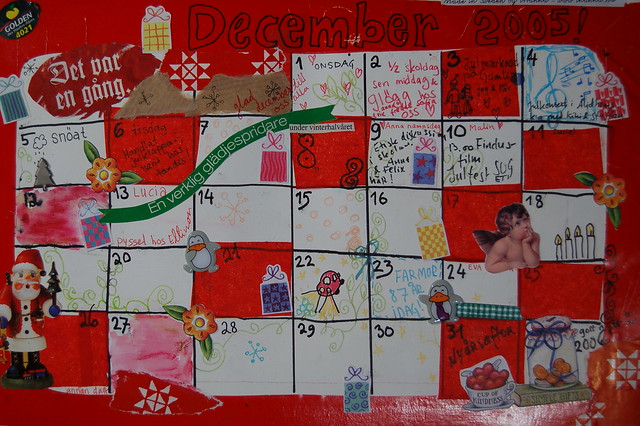December Calendar Page 2005 (Copyright Hanna Andersson)