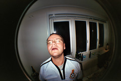 A party and a fisheye