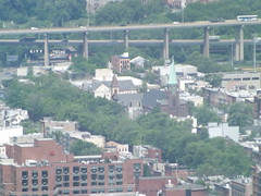 Aerial View of Harsimus Branch Embankment from World Trade Center 