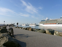 5-fach-Anlauf der Kreuzfahrtschiffe in Warnemünde