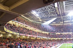 Wales vs France. 6 Nations Rugby.