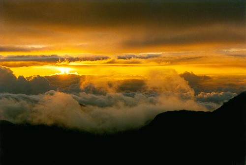 Sunrise from Mount Haleakala, Maui, Hawaii