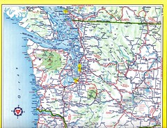 1959 Conoco Touraide Road Atlas