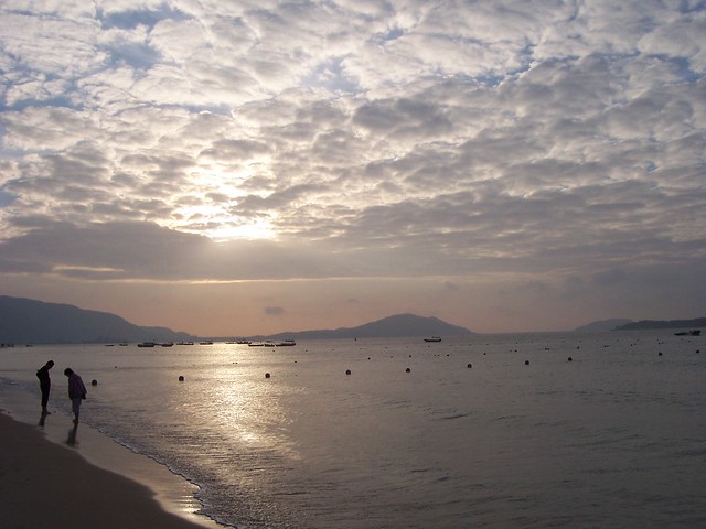 Early Morning Ocean Location Hainan Island