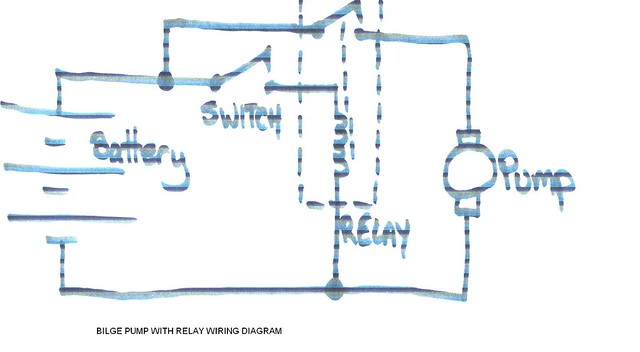 bilge pump with relay wiring diagram | Flickr - Photo Sharing!