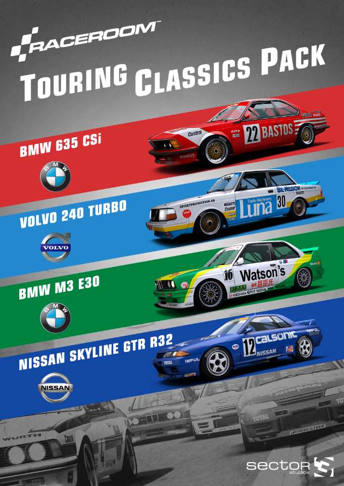 R3E Touring Classics Pack