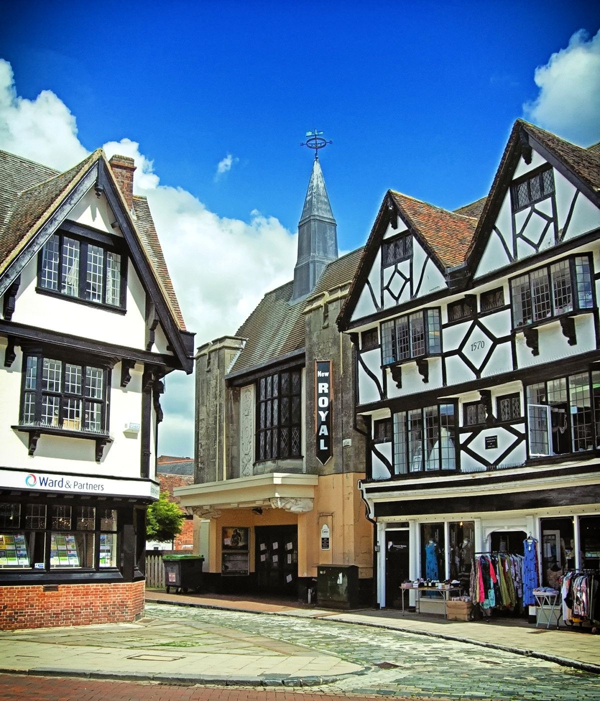 Elizabethan Tudor listed buildings in Faversham, Kent. Credit Jim Linwood