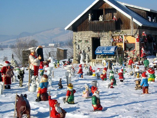 Garden gnomes, Gura Humorului, Romania