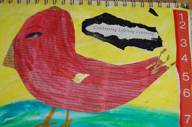 Celebrating Lifelong Learning Bird (Copyright Hanna Andersson)