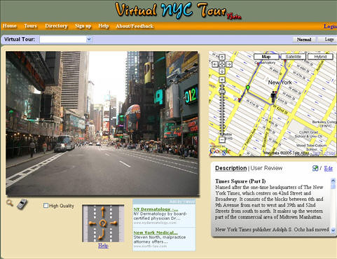  Transit  on Virtual New York City Tour Via Google Map Mashup   Flickr   Photo