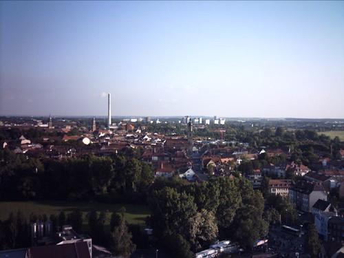 Erlangen-Photos..view from the big wheel over Erlangen1