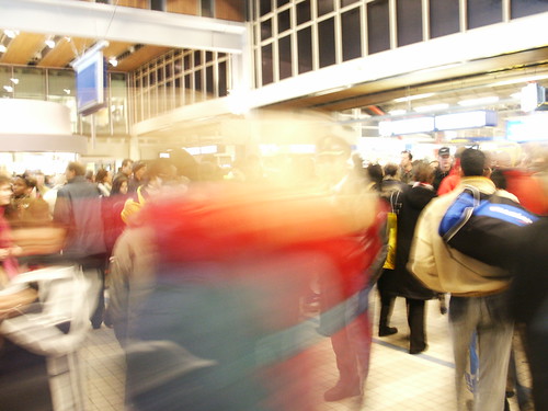 Busy Utrecht Central station