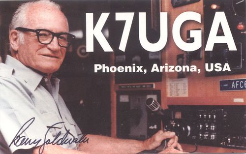One Of My Ham Radio Qsl Cards Barry Goldwater Flickr Photo Sharing