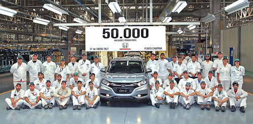 50.000 unidades producidas Honda