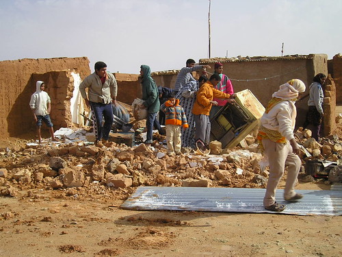 Un campo de refugiados de Tinduf