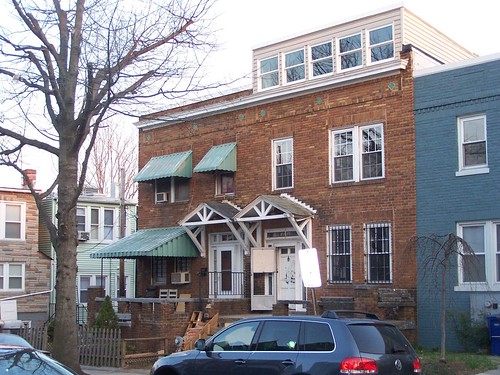 1010 Irving Street NW with discordant third floor addition