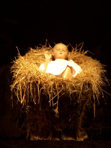Close-up of baby Jesus