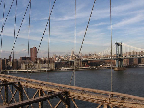 NYC Feb. 2006 - View from the Brooklyn Bridge