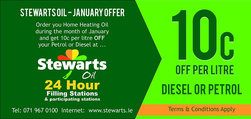 Stewarts Oil 10c-offer