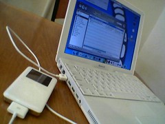 iPod and laptop