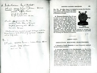 C.S. Sherrington's copy of W. Stirling, Outlines of Practical Physiology (London, 1888)