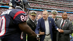 George Bush And Houston Football