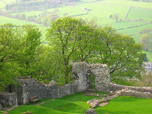 view from top of Peveril Castle