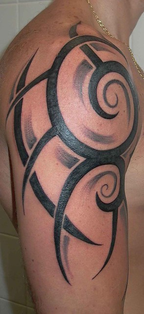 Tatuaje Tribal Brazo Pupa Tattoo Granada Flickr Photo Sharing